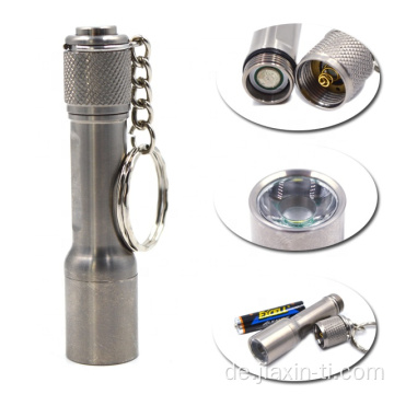 Hochstärke Outdoor Purpose Custom Titanium Taschenlampe